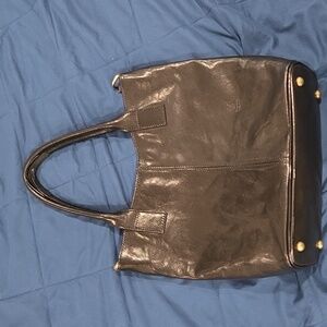 Rome Black Leather Purse
